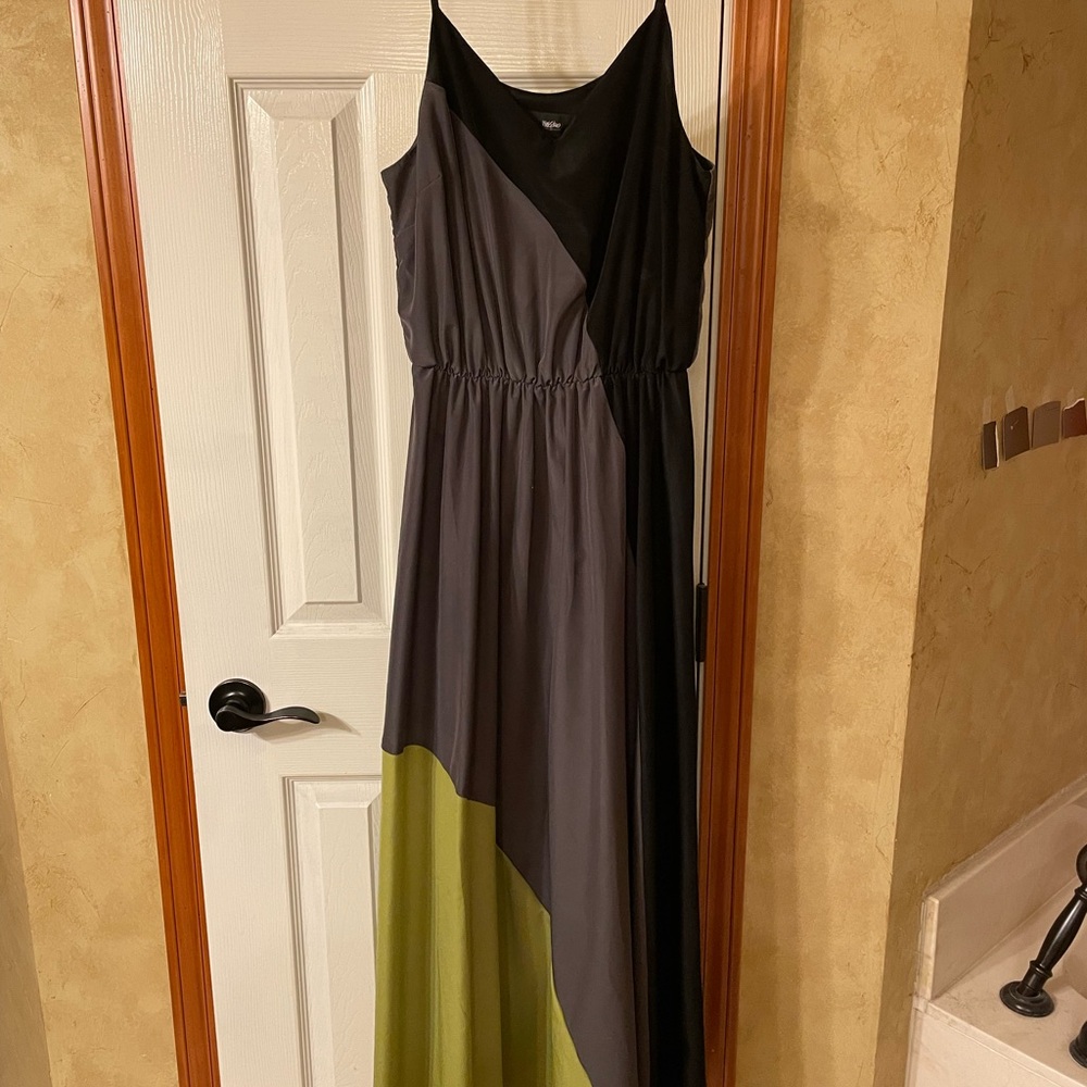 Missoni for Target Asymmetrical Dress in Black, Gray, and Green